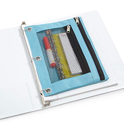 Blue Summit Supplies Pencil Pouches, Bulk Pencil Pouch 6 Pack in