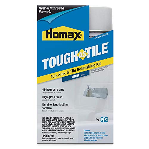 Homax Tough As Tile Tub, Sink, and Tile Refinishing Kit, Aerosol