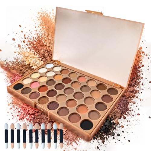 Image of 40 Colors Nail Pigment Powder Palette, Ombre Color Pigment Powder for Nails, Professional Nail Supplies Manicure DIY Accessories for Beginners Home, C