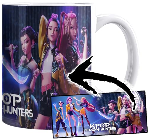 MUGSVILLE Kpop DemonHunters Taza Ceramica Mug