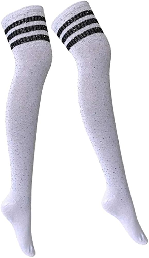 Kniestrümpfe streifen Clearance