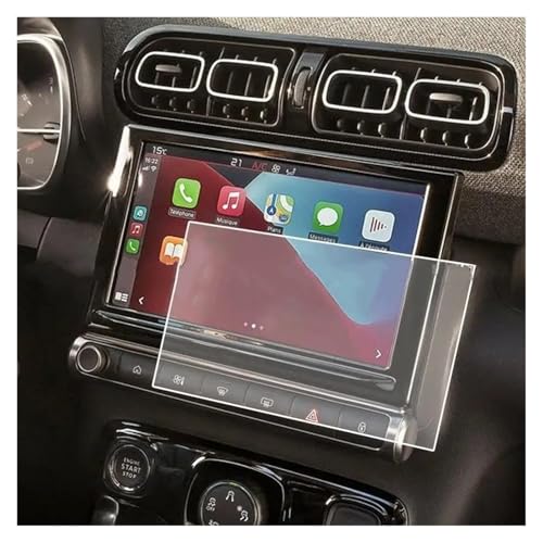 Protecteur écran verre trempé anti-rayures pour GPS Citroën C3 Aircross 2021-2022