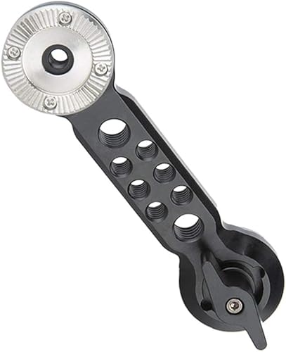 NICEYRIG Brazo de extensión de roseta para ARRI estándar M6 montaje de rosca aplicable para el sistema de soporte de plataforma de hombro pesado de