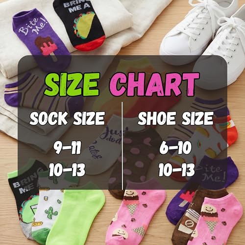 Image of Tipi Toe Women's 20 Pack Colorful Low Cut Socks - Lightweight, Breathable Design for All-Day Comfort Sizes 9-11 /10-13