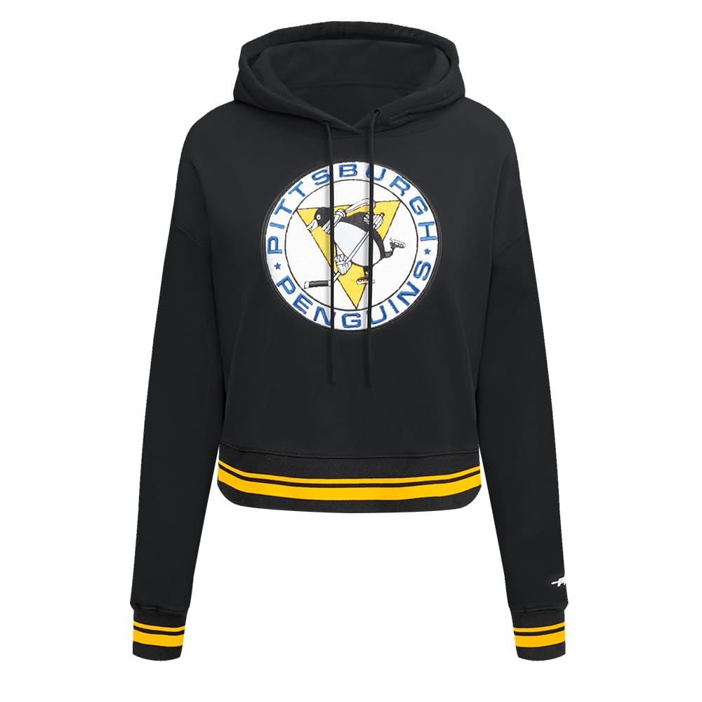 Sudadera NHL Retro Classics Pro Standard de mujer corta tipo fleece con capucha ajustable 8