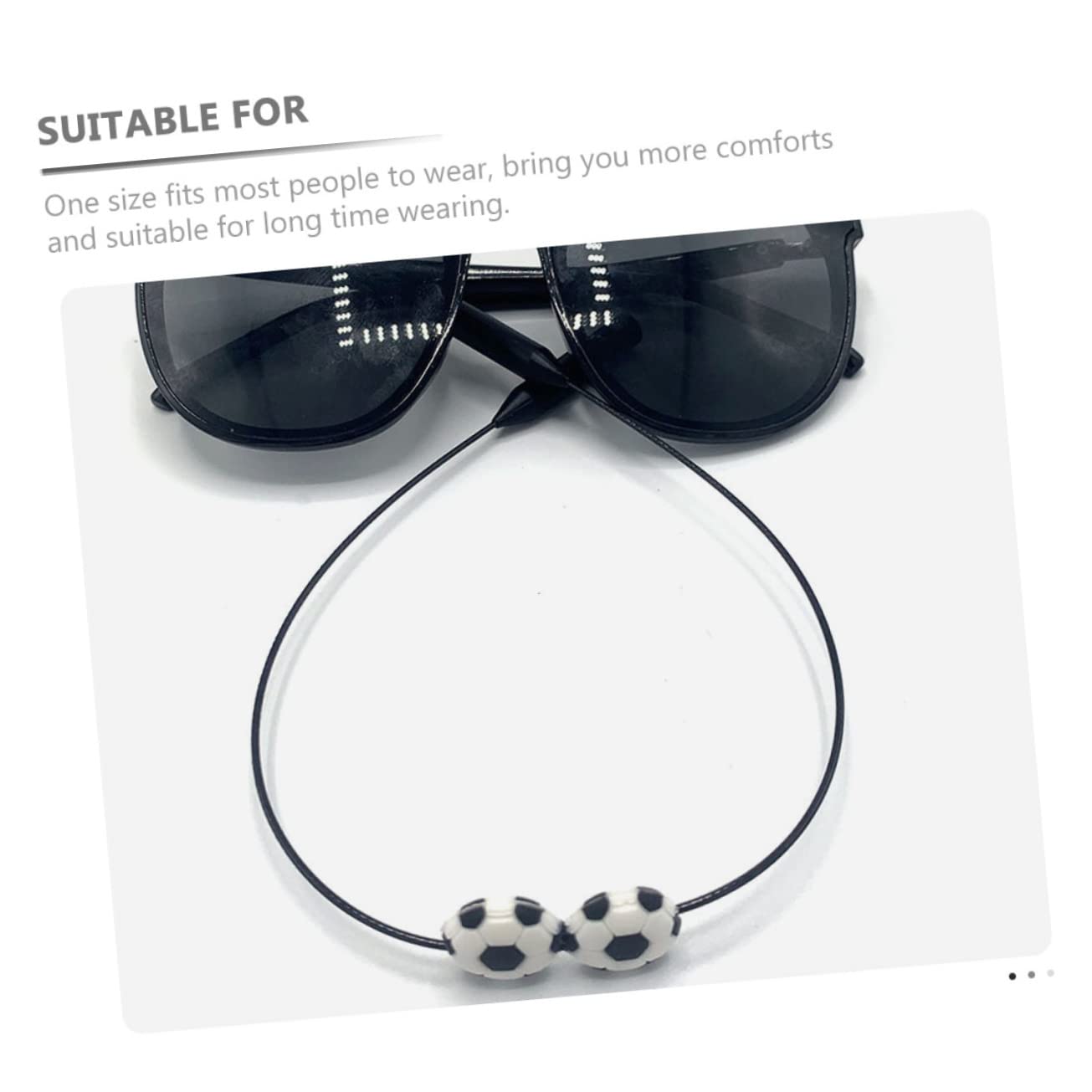 balacoo Athletic Glasses Straps Glasses Holder for Cycling Running Hiking Smooth Surface