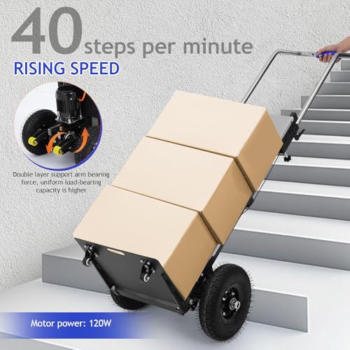 Carretilla eléctrica escaladora 1200W carga 881 lbs miniatura 4