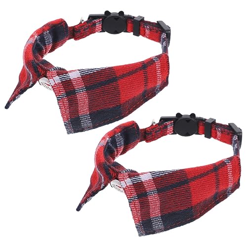 Collar de perro a cuadros ajustable que evita molestias en el cuello de tu mascota 5