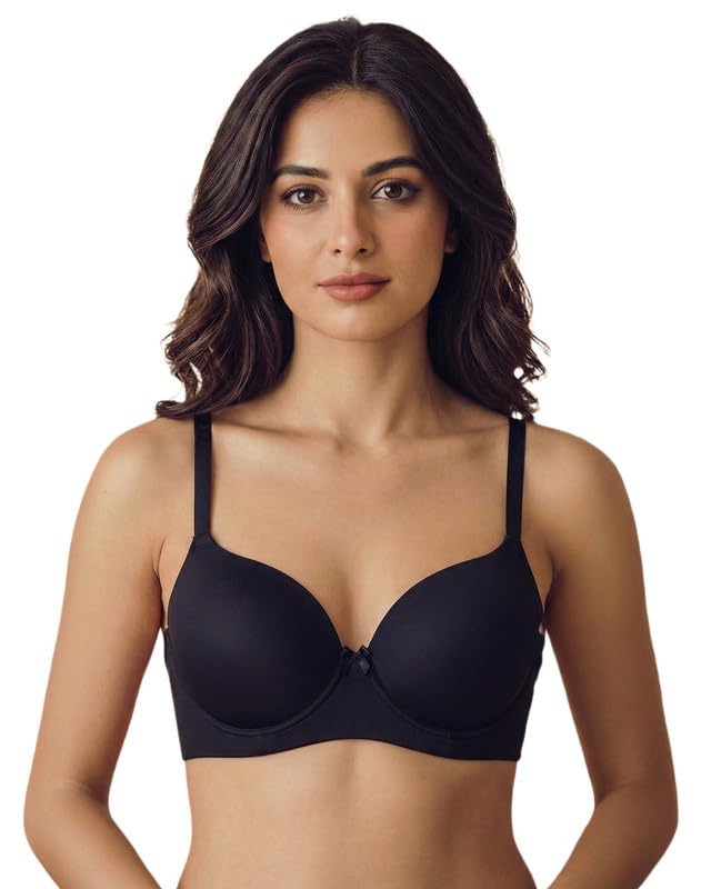 tweens Polyamide Padded Everyday Bonded Bra (Level-1 Padding) | Full Coverage | Lightly Padded | Soft Polyamide | Wire-Free | No Elastic at Bottom Band and Side Wings | Pack of 1|-picture-38