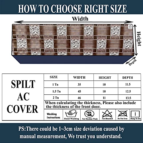 Image of Polycarbonate Water & Dustproof Split Ac Cover for Lloyd 1 Ton 3 Star Ls12i3fi-o, Blue (Color03)