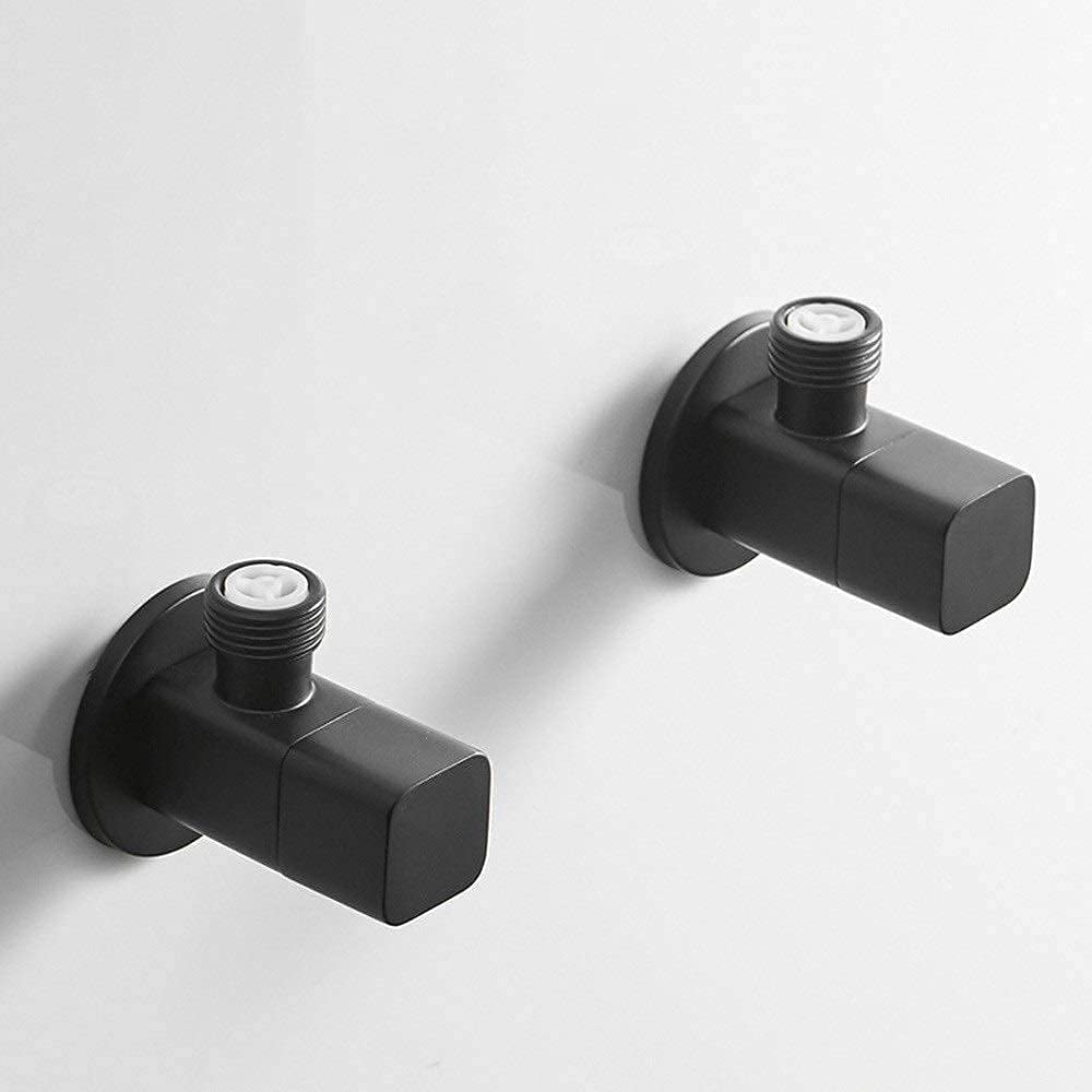 Robinet nordique bronze noir mitigeur lavabo et vanne d'arrêt bassin toilette