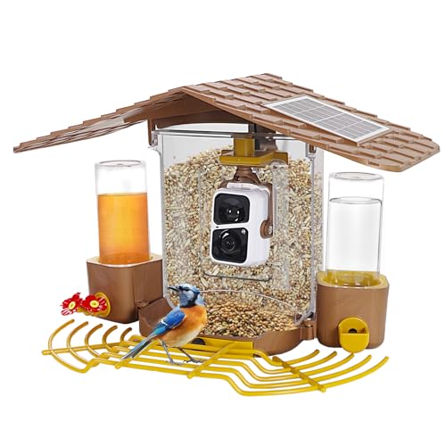 GUTINNEEN Smart Bird Feeder with Camera and AI