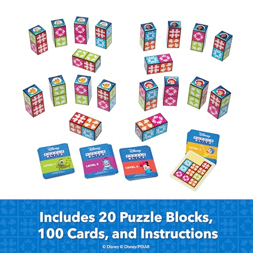 Image of Disney Puzzle Blitz, Puzzle Game, Board Games for Family Night, 8+