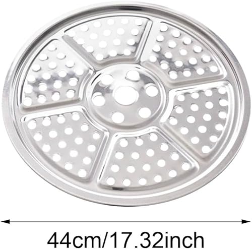 Vista 15 de ECYC Ltd Estante redondo de acero inoxidable para bandeja de vapor de 14 pulgadas, soporte de bandeja de vapor para olla a presión, estante de vapor