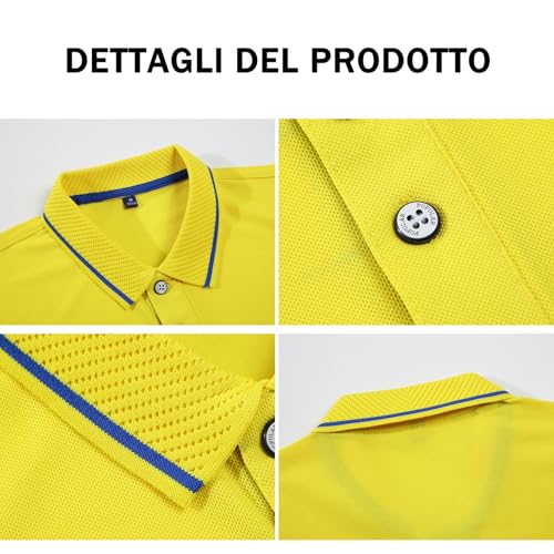 Camiseta Hombre P-eugeot, Po.lo Camiseta de Tenis de Ajuste Delgado, Ropa Sudoración Ultra Ligera y Transpirable, ajuste(Dark Blue,L)