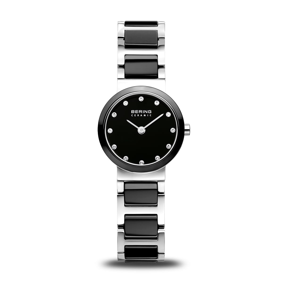 BERING Mujer Análoga Cuarzo Reloj de Pulsera de colección con Acero Inoxidable/cerámico Pulsera und Cristal de Zafiro
