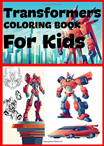 transformers coloring book for kids: transformers coloring book ...