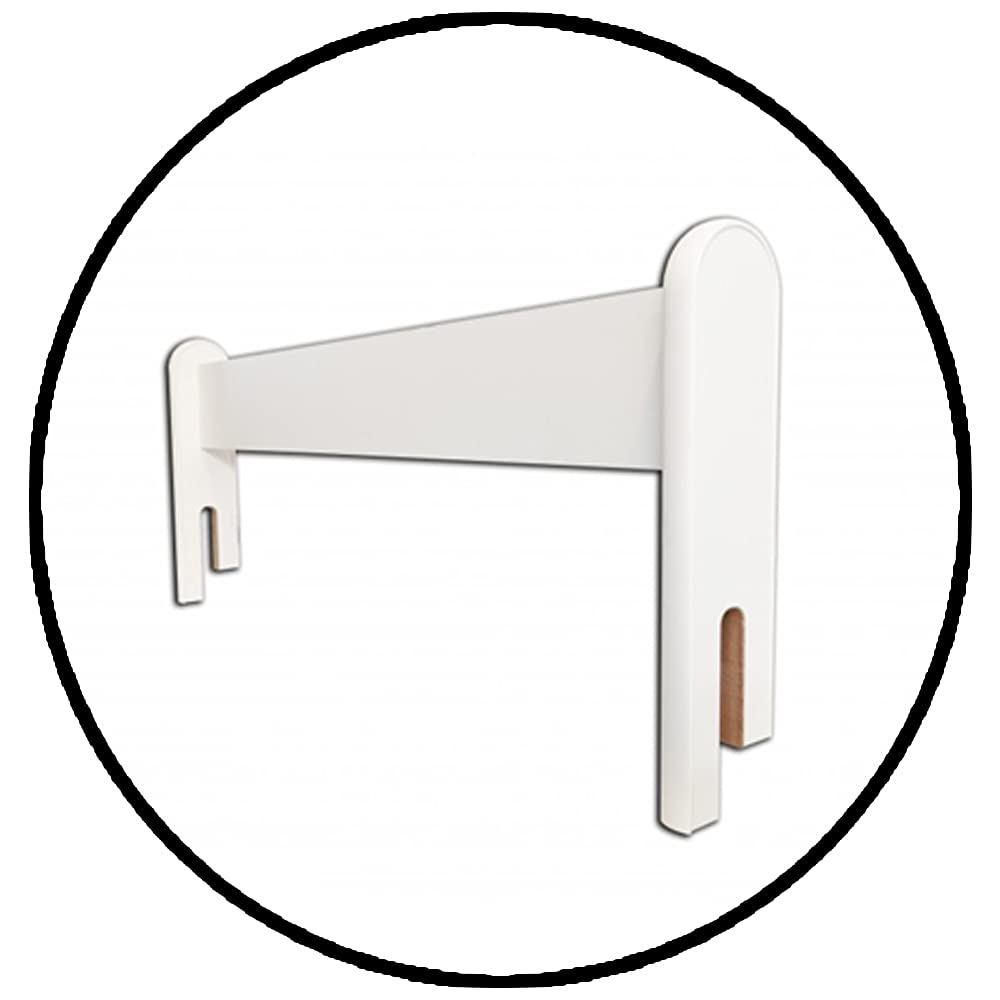 BDW Letto per bambini Super Dogs - lettino per bambini con materasso e cassetto - comodo e resistente letto anticaduta - camera dei bambini - blu (Motivo 1) - 160x80