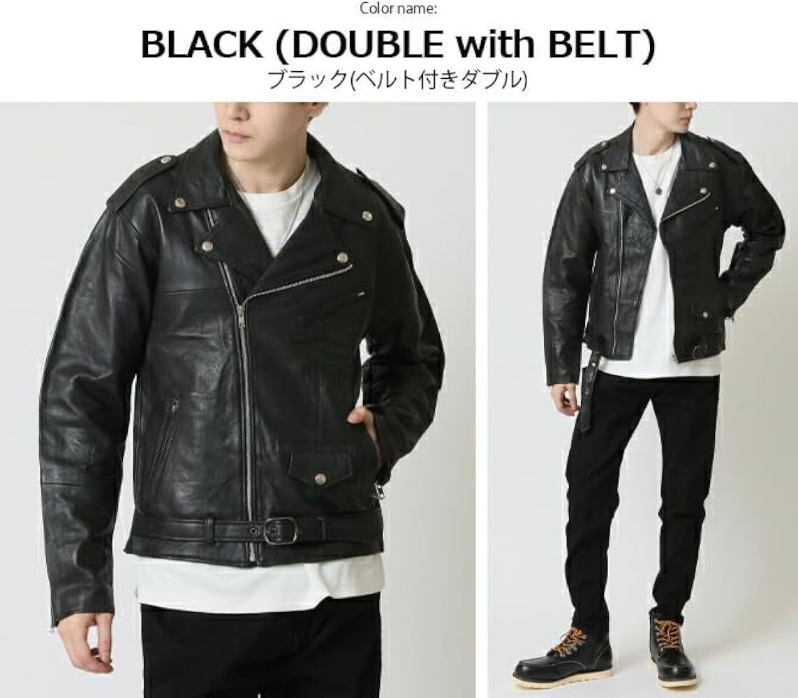 Amazon | [アーケード] 本革 レザージャケット メンズ リプロダクト