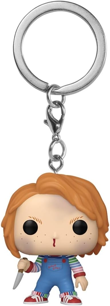 Funko Pop! Keychain: Horror – Chucky Franchise Novelty Keyring – Collectable Mini Figure – Stocking Filler – Gift Idea – Official Merchandise – Horror Fans – Backpack Decor