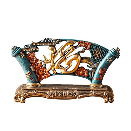 Décoration de bureau statue résine style chinois salon