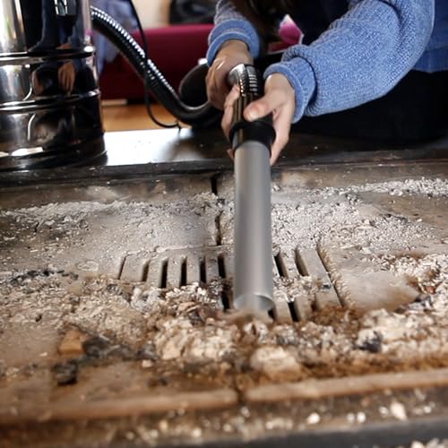 Usisavač za dimnjak i vreće za pelete - funkcija puhanja - snaga 1200 W i kapacitet 20 L - Uključuje crijevo od 1 m i poklopac filtera - Od nehrđajućeg čelika - Bikain