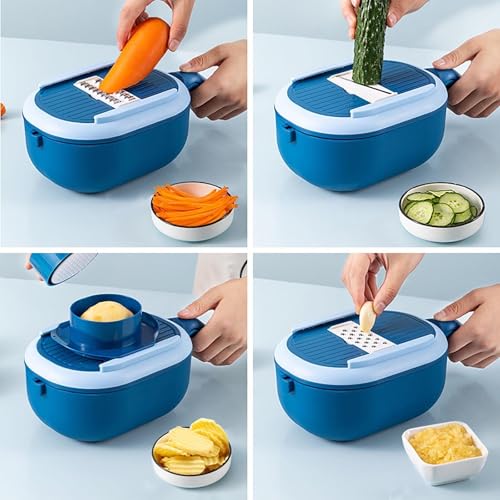 Cortador multiusos para verduras con contenedor miniatura 5