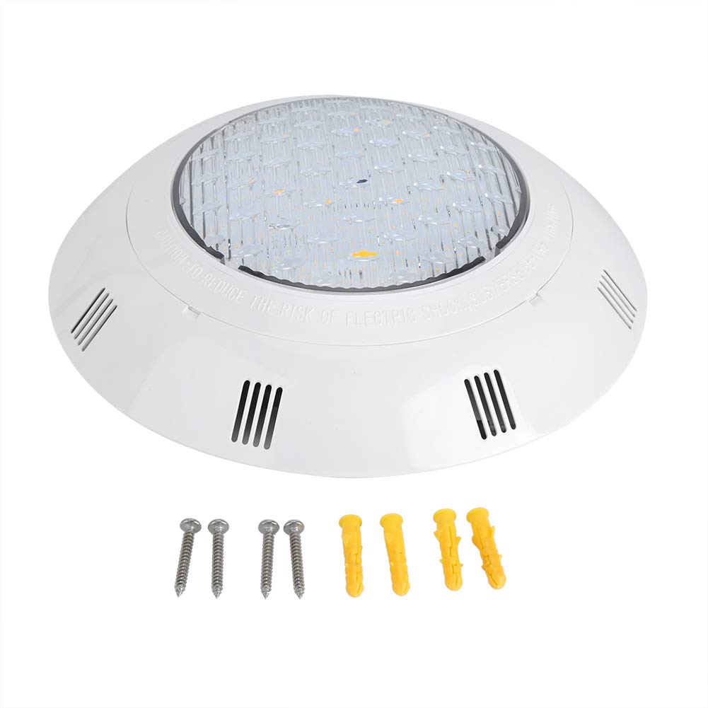 Wakects Teichlicht, an der Wand Montiertes LED-Licht 12 W 12 V Unterwasserlampenlicht, Aquarium-Brunnen-Teich-Pool-Unterwasserlandschaftslichtlampe