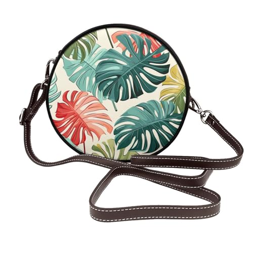 Sac à bandoulière rond motif jungle pour exprimer votre originalité