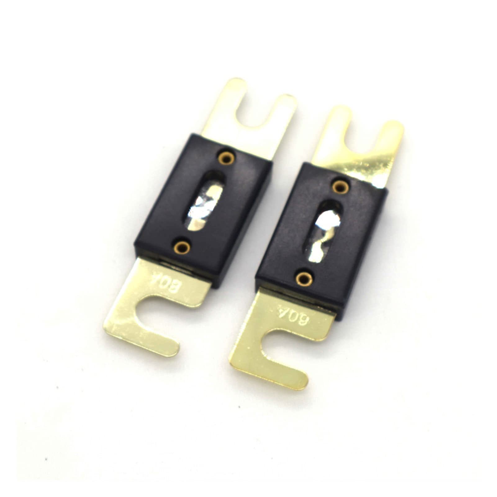 Sicherungen 1 Stück 60A-300A ANL-Anschraubsicherung Gabelbolzen-Schmelzsicherung Autosicherung Flachsicherung Glodplattierter Auto-Sound-Versicherungsfilm 81,2-mm-Sicherungen ( Color : One Size , Size