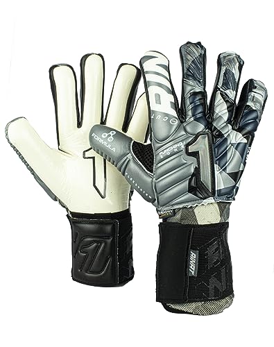 Rinat Goalkeeper Gloves Meta Tactik GK Spine Pro, Soccer, Unisex-Adults, Oxford/White, Size 8