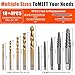 Coobeast Gifts for Men, Damaged Screw Extractor Set Left Hand Drill Bits for Easy Out Removing Broken Bolt Kit, Valentines Day Gifts for Him Men Adults（14pieces
