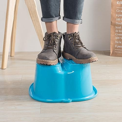 Bañera para pies de plástico resistente azul miniatura 5