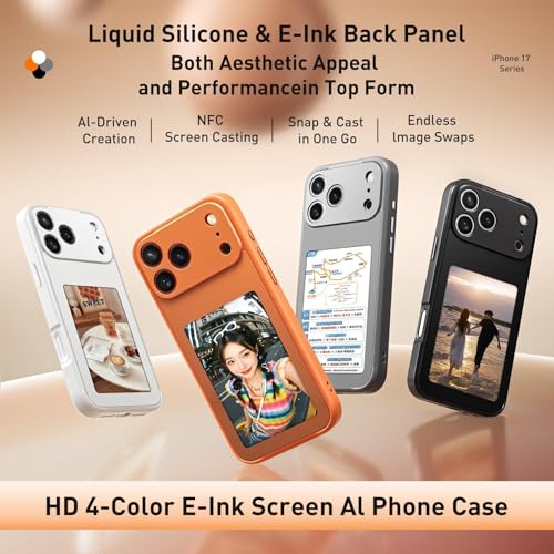 Téléphone personnalisable NFC pour changer d'image avec coque rose PC - 2