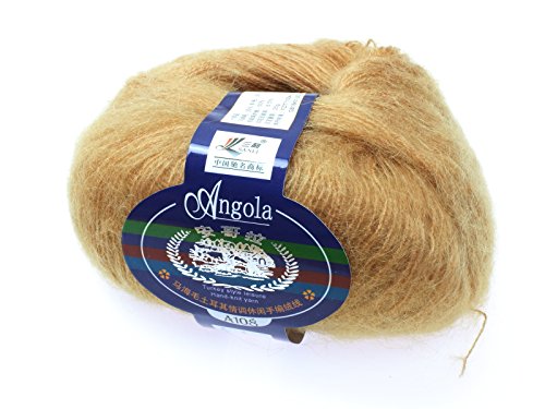 Hobby Components Camel Angola Mohair Wool Yarn 25G