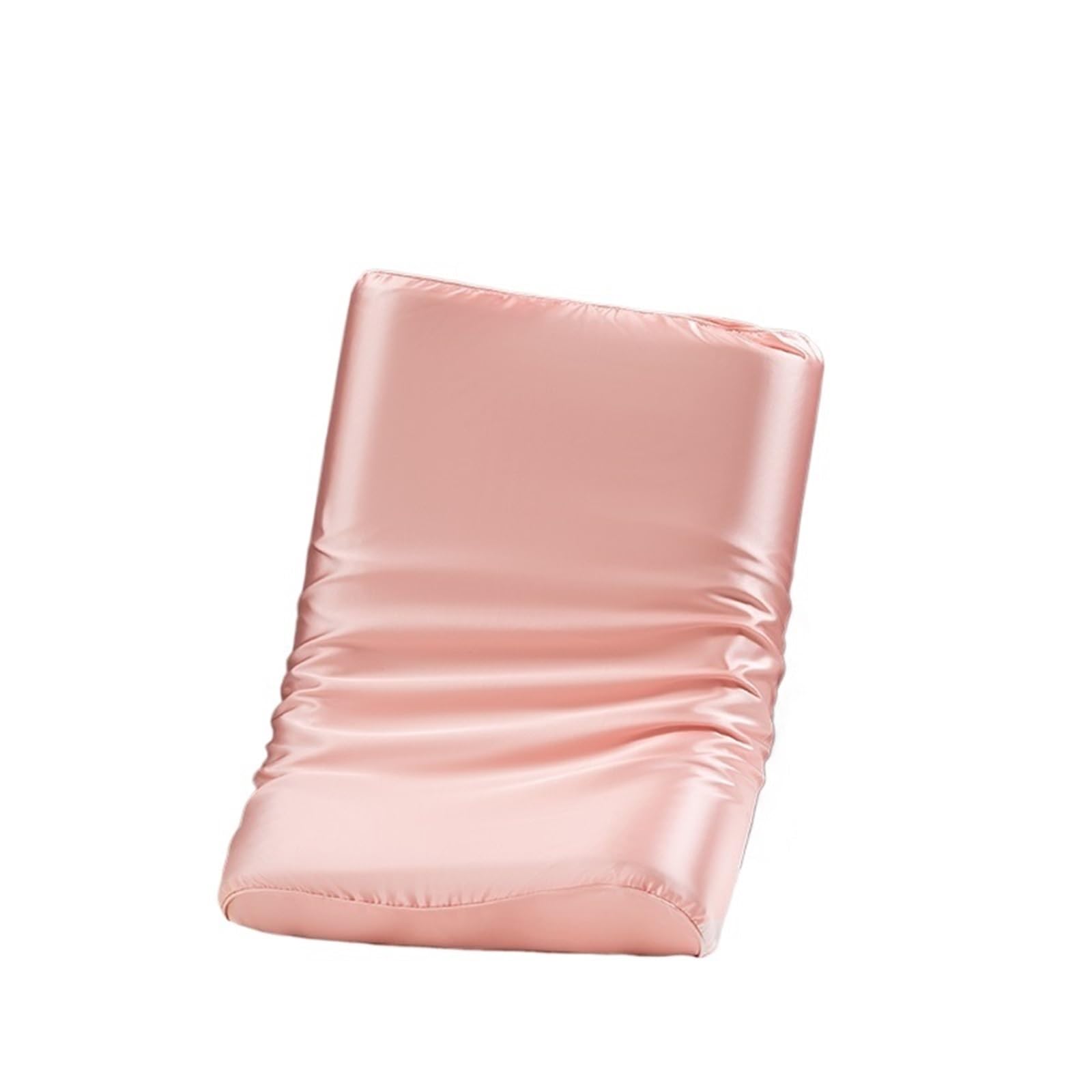 LYXYGMV Satin Silk Pillowcase Pillow Solid Cushion Cover Decorative PillowCase for Bedrooms(Jade,1PCx40x60cm)