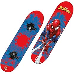 Patines Para Niño Spiderman Mondo Toys-18396 Spider-Man Monopatín Spiderman, Multicolor, 80.0 x 20.1 x 8.9 (18396)