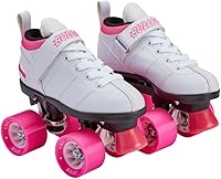 Vista 1 de Chicago Skates Bullet Speed Quad Roller Skates – Durable, Top Performance Indoor/Outdoor Youth Skate Shoes for Women & Men Beginner 62mm Urethane