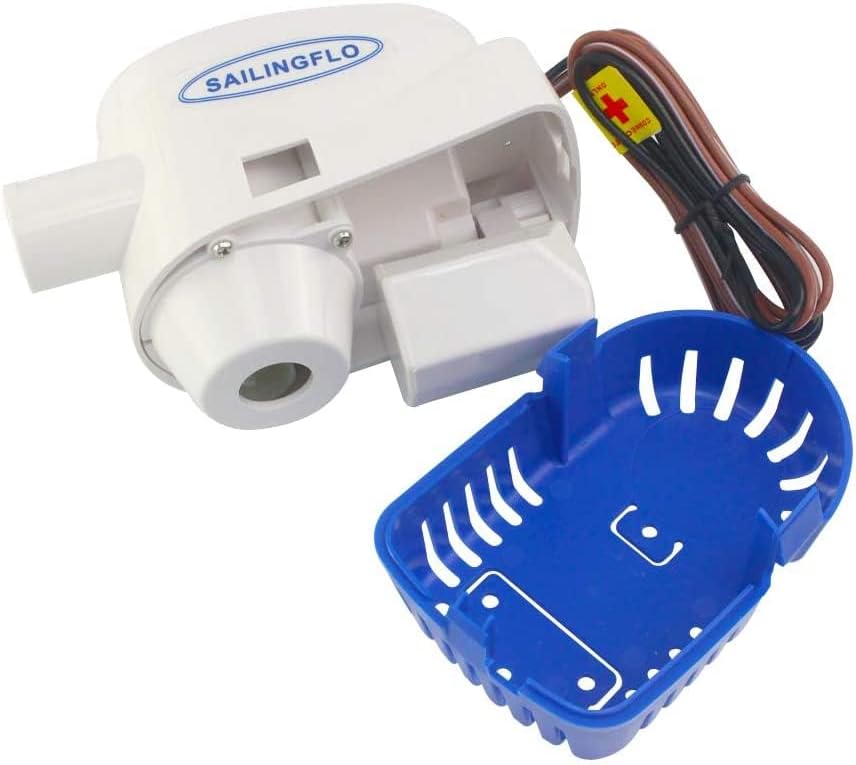 Miniatura 8 de Bombas de sentina de 12 V para barcos, 1100 GPH 1-18 pulgadas (1.142 in), bomba de agua de sentina automática sumergible, accesorios para barcos,