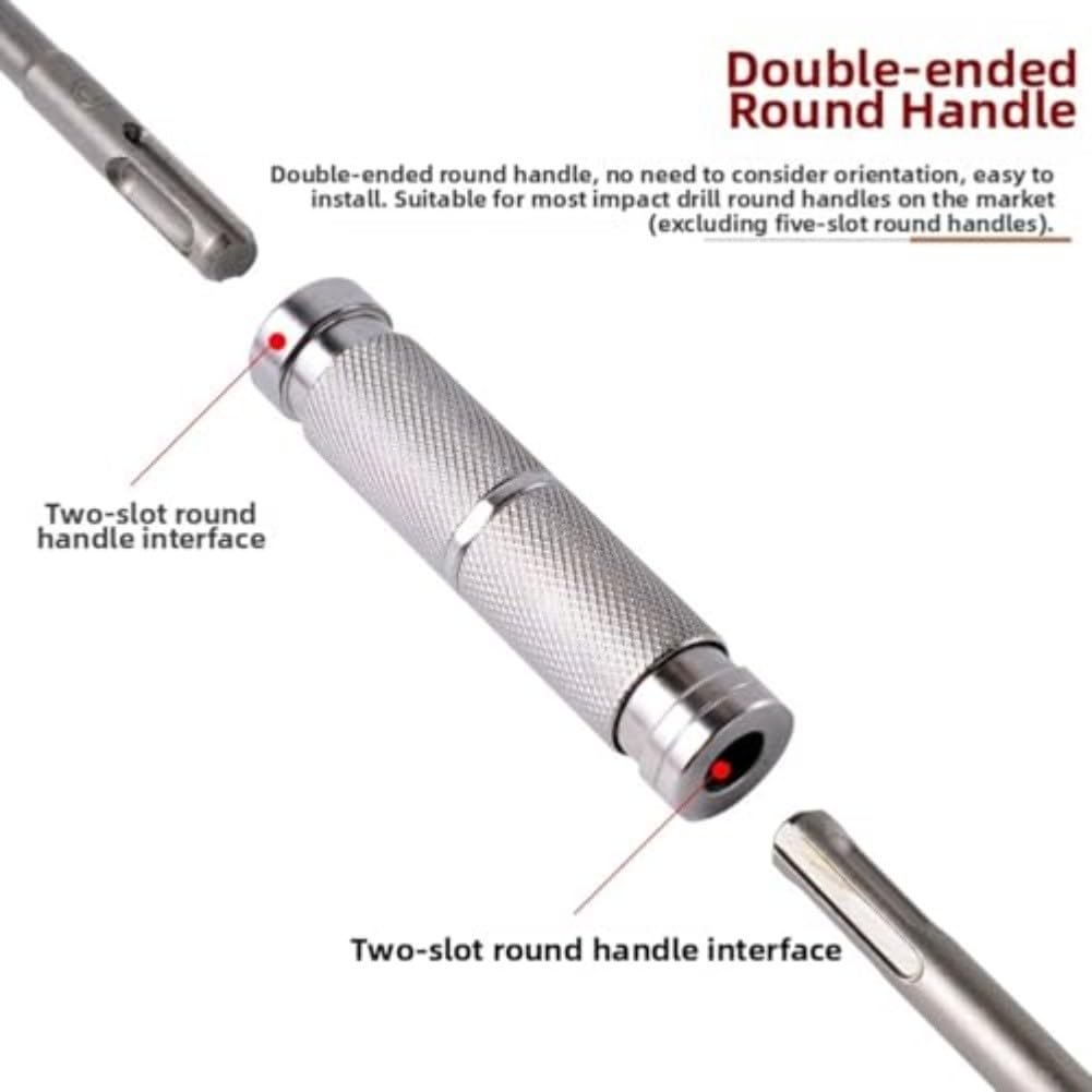 SDS-Plus-auf-SDS-Plus-Adapter mit 26 cm Verlängerungsstange, elektrisches Verlängerungsset für Bohrhammer, Bohrer, Lochsäge