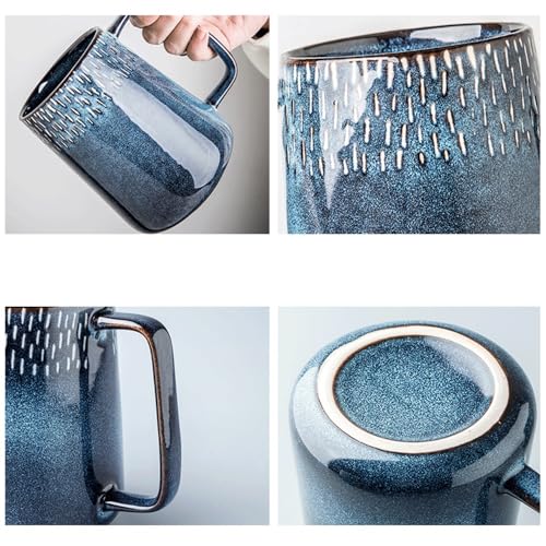 Tasse à café en céramique grande capacité 680 ml pour thé eau et jus - 4