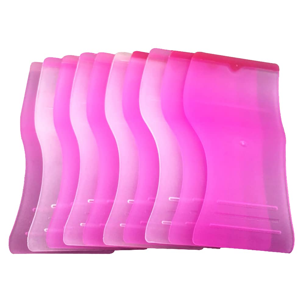 12 Pcs Plastic Hair Wax Cleansing Spatulas Mask Scraper Sticks Hard Wax Applicator Hair Waxing Removal Tools for Depilatory Creams