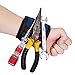 Aieternal XMS651 Magnetic Wristband, Super Strong Magnets Surround Almost Entire Wrist Keeps Screws, Nails and Light Tools Handy While Working. (1-Pack)