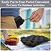 HADEEONG Inflatable Seat Cushion, Lightweight Travel Seat Cushion Camping Air Sitting Pad, Waterproof Air Cushion Travel Cushion for Climbing Hiking Office Airplane Car Stadium Seat, Black