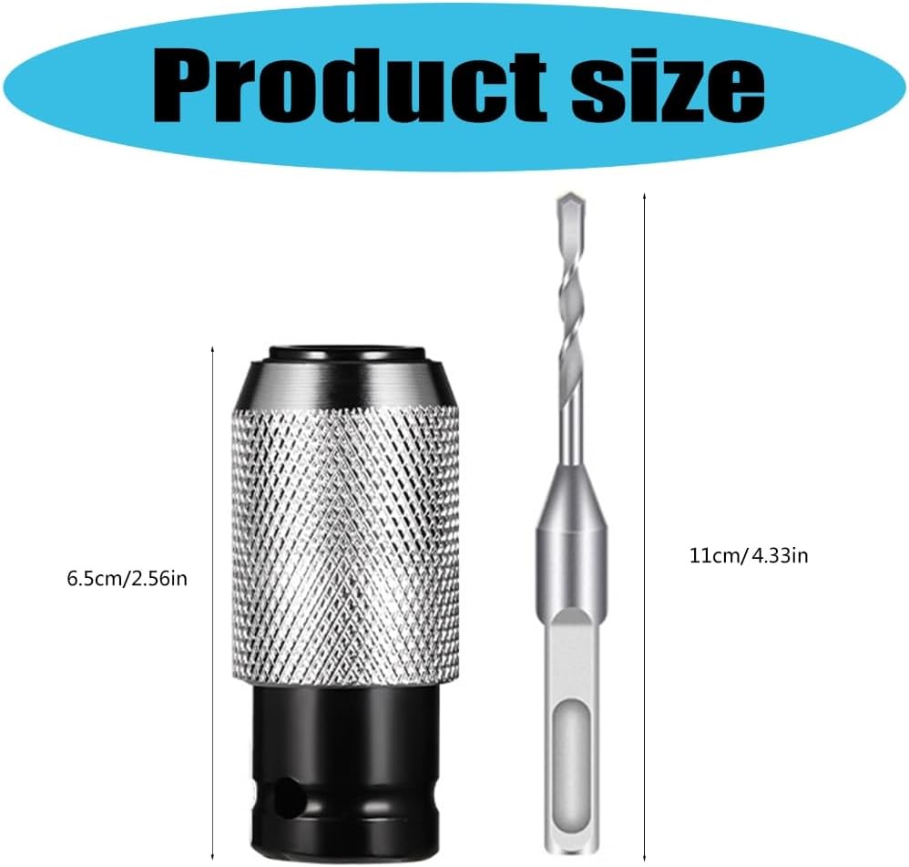 Electric Drill Wrench To Hammer Conversion Adapter Socket Converter For Square Handle Drill And Wrenches Power Tool Part