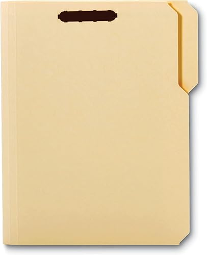 Office Depot - Carpeta de manila reforzada con cierres en relieve, pestañas de corte de 1/3, tamaño carta, caja de 50, ESSFM213