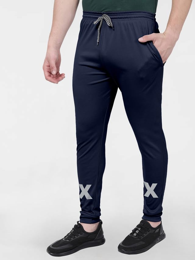Image of Selvia Men's Mid Rise Regular Fit Track Pants