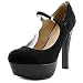 G By Guess Women Varika Mary Jane Platform Pumps, Black, Size 10.0