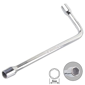 Amazon.com: YTAOWER 五金工具居家裝修插座六角L 型斜角扳手鉻釩