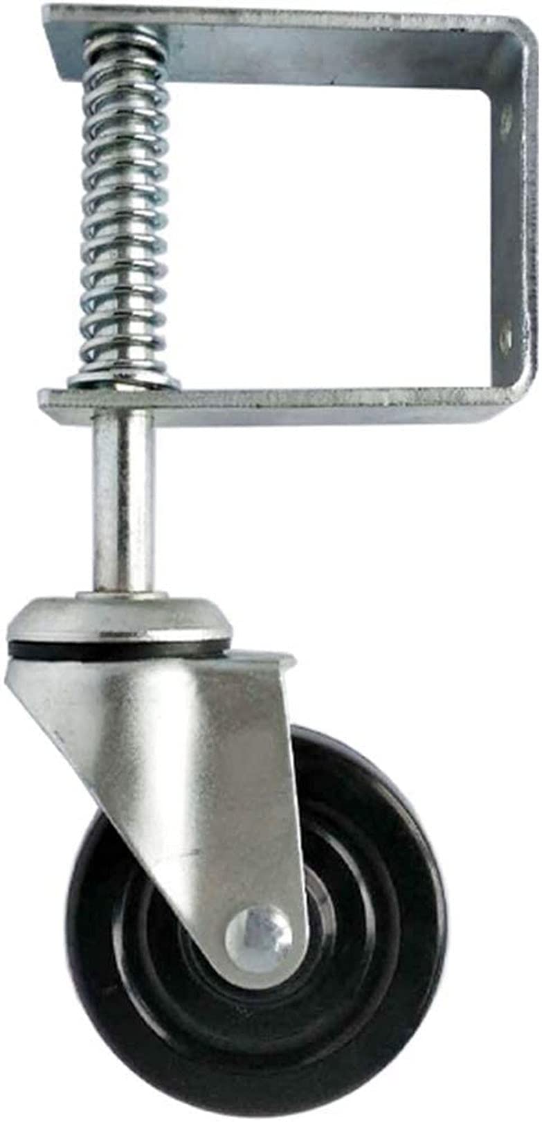 Buy CAETNY 4 Inch Spring Loaded Caster Wheel Rubber Swivel Gate Wheels